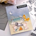 자정 커버 배경 페이지 절단 다이 팝업 앨범 카드 공예 장식 1. H7683 : 딜리벌월드1호점