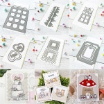 잔디 그리드 커버 콤보 사각형 금속 절단 다이 카드 만들기 스크랩북 사진 앨범 장식 공예 1. H7671 : 에이치에스라이프몰50호점