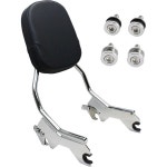 2018-2024년 할리 소프트테일 FLDE FLHC FLHCS FXBB 및 FXST 모델용 도킹 하드웨어 키트가 장착된 YHMOTO 탈착식 시시 바 업라이트... 