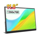 휴대용모니터 터치모니터  PC 게이머 11.6 인치 1366x768 휴대용 모니터 TN 패널 LCD HD 디스플레이 유형-c HDMI 호환 스위치 Xbox Loptap... 