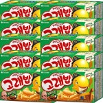 다파라하우스 오리온 볶음양념맛 고래밥 과자 스낵 학교 학원 사무실 간식 46g x 10개 578924 : 다팔아하우스