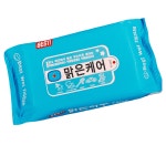 맑은케어물티슈 100매x10팩(총1000매)/조건부4박스 무료배송/복덩이/맑은하늘/도리도리/맑은미소/똘똘이 : 오렌지사운드5
