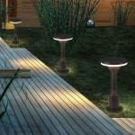 야외 정원 조경 방수 잔디 램프 1. Round garden light : 오더박스50호점