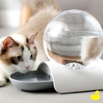 YS 반려동물 자동급수기 그레이 펫급수기 : 옐로스완