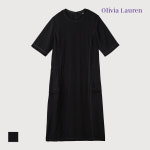 [올리비아로렌] 인견 네크 시보리 원피스_VOCOA4M5316 : OLIVIA LAUREN