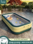 간이수영장 조립식 풀장 베란다 펜션 풀빌라 마당용 이동식 야외풀장   3m 3층 해도그린 유선 : 수바이브