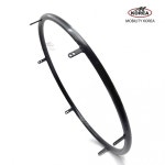 24/26인치 매트블랙 핸드림, 6홀, 19파이, 아노다이징 : 뉴웨이 N 샵