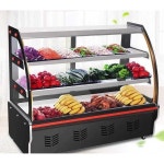 정육 쇼케이스 고기 냉장고 반찬가게 진열장 반찬 숙성고 몽땅 100x65x120cm : 몽땅777