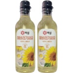 백설 해바라기씨유 500mlx2개 : 나이스 투