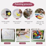 숫자 코끼리 페인트 핸드 페인팅 유화 캔버스 컬러링 깜짝 선물 홈 장식 1. H6891 : 에이치에스라이프몰5