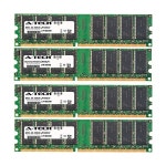 컴퓨터 메모리 램 Dell Optiplex 시리즈 GX270데스크탑 및 미니타워용 4GB 키트4 x 1GB. DIMM DDR 비EC 4GB KIT (4 x 1GB) (333MHz)... 