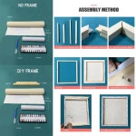 숫자 코끼리 페인트 핸드 페인팅 유화 캔버스 컬러링 깜짝 선물 홈 장식 1. H6891 : 에이치에스라이프몰5