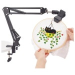 블랙 자수 테이블 스탠드 키트 손 후프 홀더 회전 고리 1. Black : 블루4호점