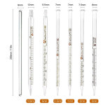 s Glass Droppe Drip Pipette 액체 피펫 세트 Laborato 용 청소 브러시가있는 명확한 스케일 측정 : hybobusang09