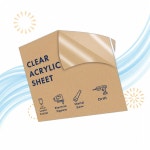 FALKEN DESIGN 팔켄디자인 아크릴 컷팅 플렉시글라스 투명 시트 28 x 40 18 2840 NR : 은이일트린카