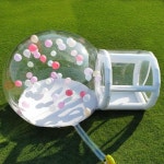 버블 하우스 투명 버블하우스 야외 텐트 바디 돔 농막 이동식 투명돔하우스 별장 이글루 팽창식 거품 집 천막 실내용 풍선이 있는 PVC : 모리앤리