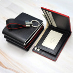 남성지갑 반지갑 각인 수제 가죽공방 소가죽 선물 : 두리공방