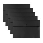 포켓 그램 플라스틱 봉투 플랫 파일 편지 정리함 스냅 클로저 글자 크기 폴더 1. Black : 블루29호점