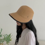 지사 데일리 벨크로 밀짚모자 5color : 꼬메르 모자