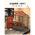 비둘기 블랙 양계장 만들기 사육장 가정용 닭장 둥지 케이지 철제 블랙 78x54x70 : 구대영마켓