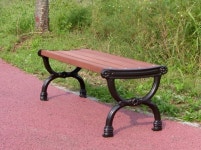 야외벤치 학교 정원 공원용 벤치 산책로평 버스정류장의자 : 월드스포츠산업