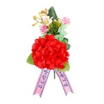 카네이션 브로치 코사지 조화 꽃 어버이날 스승의날 감사 꽃다발 카드 카드만들기 크래프트 어린이날 : 모니하우스