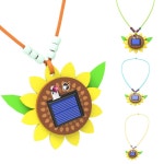 태양광 LED 해바라기꽃 목걸이 만들기 자외선 야광비즈 신재생에너지 전기전환 학습 DIY : 모두 도매