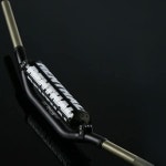 Renthal 렌탈 mtb 핸들바 999-01-BK-07-185 트윈월 블랙 1-18 알루미늄 EV : 은일이트린카