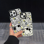 피너츠 스누피 찰리 샐리 브라운 패티 아이폰 호환 16 15 14 플러스 se 케이스 굿즈 만화 귀여운 클리어 스페이스 전화 IPhone 11 12 13... 