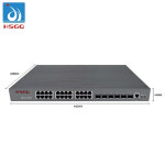 HSGQ-7830P 광섬유 스위치 30 포트 L3 관리형 24x2.5GERJ45 다운 6x10G SFP 업 산업PoE : 포에스물류