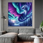 퍼플 드래곤 그림 풀 스퀘어 라운드 드릴 페인팅 자수 크로스 홈 데코 1. J4149-4 : 오더박스38호점