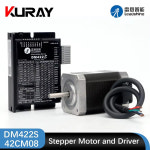 Kuray Leadshine 2 상 스텝퍼 드라이버 DM522S 18-36VAC 모터 42CM08 길이 60mm Co2 레이저 절단 타각기 : 현진44