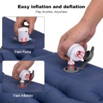 XINBAOHONG 신바오홍 미니 에어 펌프 휴대용 캠핑등 에어펌프 1600mAh USB 충전식 튜브, 에어매트 겸용 EL : 은일이트린카