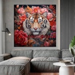 코끼리 기린과 꽃 그림 풀 드릴 페인팅 모자이크 자수 크로스 홈 데코 1. J3856-1 : 딜리벌월드7호점