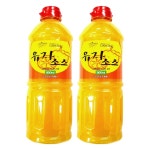 (1+2)이엔푸드 유자소스, 900ml, 2개3set : 메이드인해피