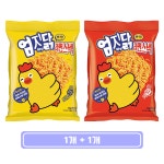 투데이 엄지닭 라면스낵 오리지널 20g x 1개 + 불닭맛 20g x 1개 : 티앤엠컴퍼니
