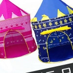 원터치 텐트 유아 어린이 궁전 간편 놀이 캠핑 집 실내 : 트랜드라인