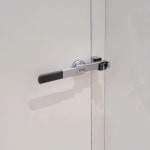 BF인증 장애인용 설치기준 화장실 큐비클 손잡이형 잠금쇠 막대형 락 블랙 그레이 : 구도상재