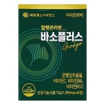 바소플러스 60정 2개월분 혈행개선 은행엽엑스 기억력개선도움 센텔라아시아티카 포도잎추출물 : 망구 비