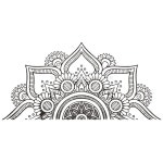 만다라 벽 스티커 아트 데칼 룸 장식 명상 명상종 홈 종이 1. onesize : 오더박스30호점