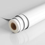 GEEKI 주방 욕실 시트지 스티커 가구 화장실 벽지 필름 DIY 셀프 인테리어 매트 캐비닛 장식 방수 솔리드 컬러 자기 접착제 두꺼운 비닐 배경... 