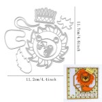 동물 금속 절단 다이 엠보싱 다이컷 카드 제작 스크랩북 1. H1348 : 블루45호점