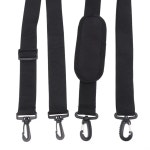 조절 어깨 스트랩 내구성 분리형 나일론 가방 벨트 패드 단색 교체 1. A : 에이치에스라이프몰18