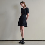 아틀리에 나인 GILI CUTOUT FLARE KNIT DRESS(OP-6170) 5005000802 : 버베나월드