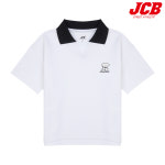 [JCB주니어] 여아  나염 포인트 카라 반팔티셔츠 (JBK8T350GSW) : JF 네트웍스