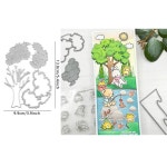 멀티 모양 배경 금속 절단 다이 나무 엠보싱 컷 카드 제작 스크랩북 1. H7671 : 오더박스19호점