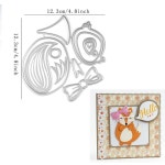 동물 금속 절단 다이 엠보싱 다이컷 카드 제작 스크랩북 1. H1348 : 블루45호점