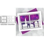 썬 클라우드 문 금속 커팅 다이 하우스 엠보싱 다이컷 카드 제작 스크랩북 1. H8148 : 블루45호점