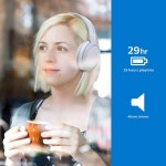 PHILIPS 필립스 헤드폰 H5205 오버이어 무선 40mm 드라이버 가벼운 쿠션 헤드밴드 화이트 XT : 은공육트린카