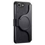 아이폰 16E 호환 케이스 iPhone 마그네틱 맥세이프 RFID 도난 방지 PU 가죽 휴대폰 커버 CaseNeo 레트로 : 루디아이